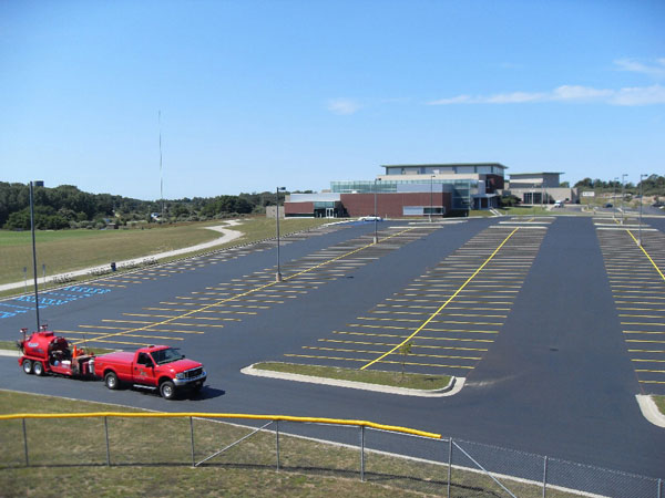 Parking Lot Sealcoating & Marking sealcoating and parking lot striping marking services in north western michigan mansitee county
